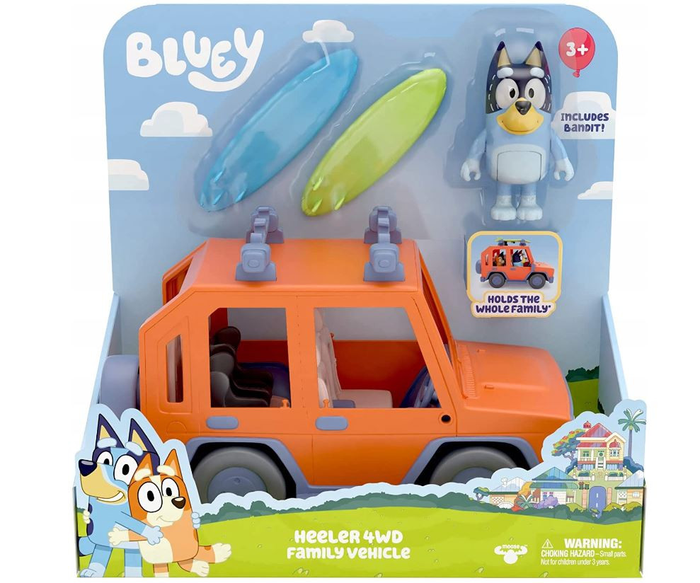 Set de joaca Bluey - Masina familiei, cu figurina inclusa - 3 | YEO