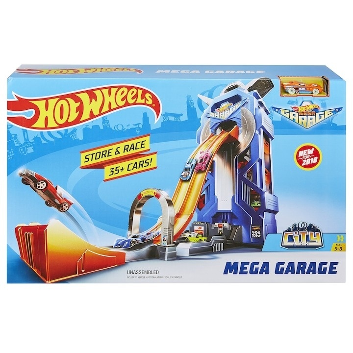 Set de joaca Hot Wheels City - Mega Garage