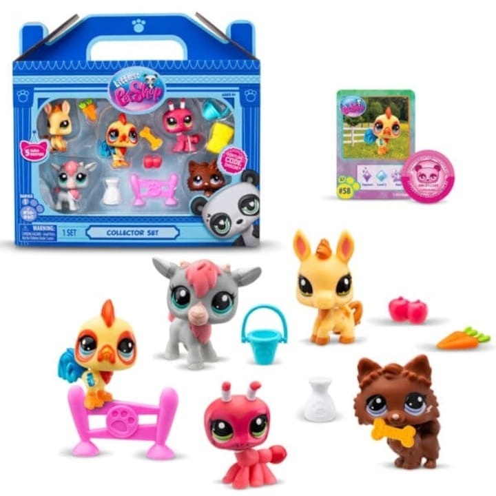 Set figurine Collector Farm Besties, Littlest Pet Shop, Multicolor - 3 | YEO