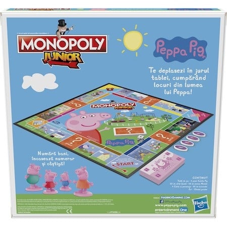 Joc Monopoly Junior - Peppa Pig - 4 | YEO