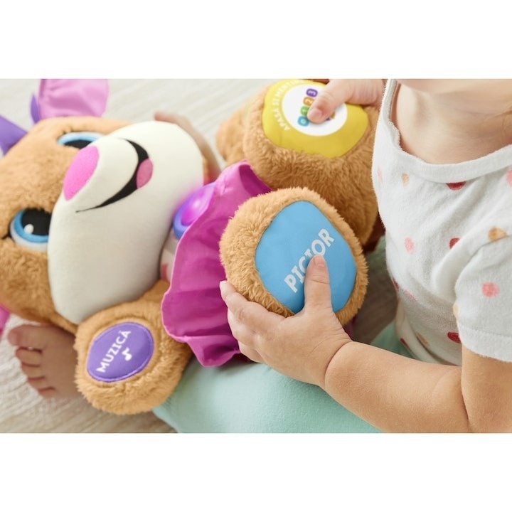 Jucarie interactiva Fisher Price, Catelusa vorbitoare - Sis - 2 | YEO