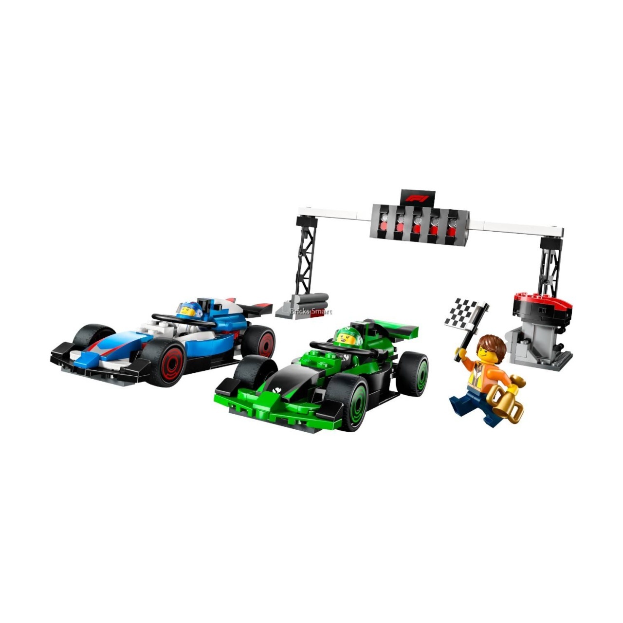 LEGO City Grila de start F1 cu masini de curse VCARB…