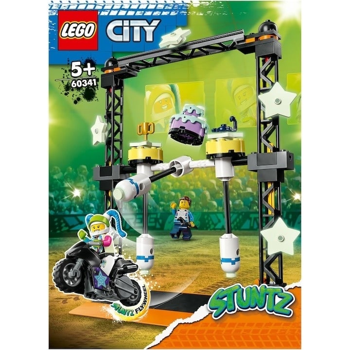 LEGO® City - Provocarea de cascadorii cu daramare 60341, 117 piese