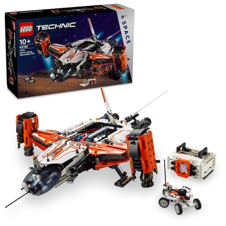 LEGO® Technic - Naveta spatiala LT81 cu decolare si aterizare verticala 42181, 1365 piese - 2 | YEO