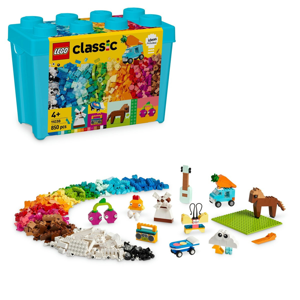 LEGO Classic - Cutie Creativa cu Caramizi 11038, 850 piese - 1 | YEO