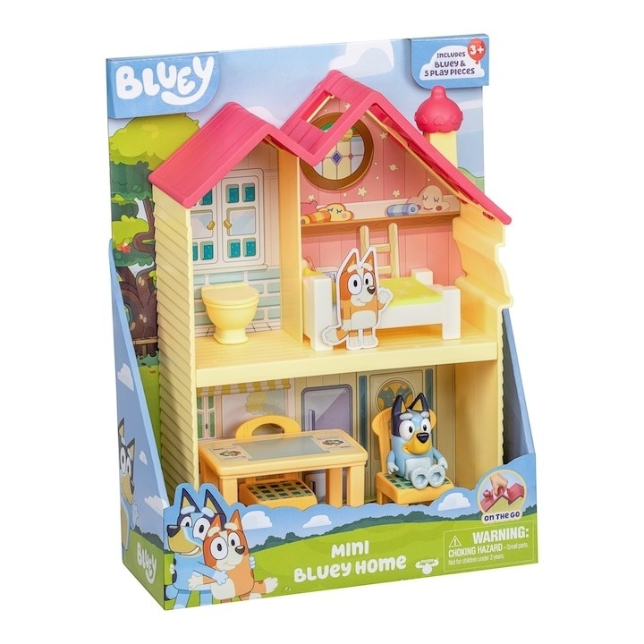 Set de joaca Bluey - Heeler home, cu figurina inclusa