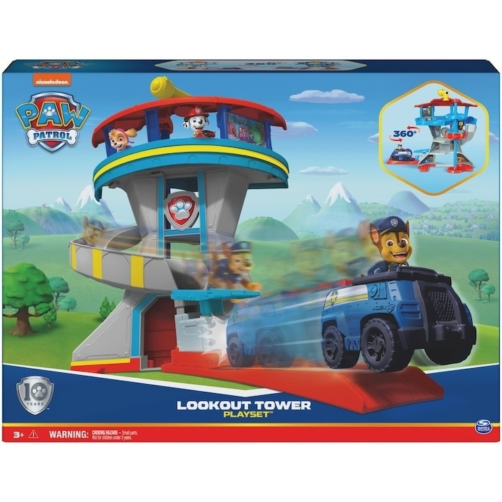 Set de joaca Paw Patrol - Lookout Tower, Turnul de Comanda