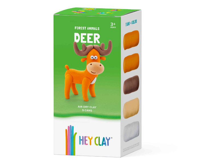 Set Hey Clay Forest Animals - Caprioara