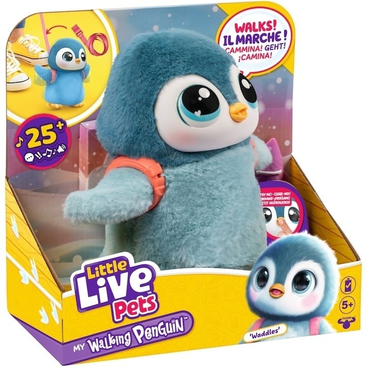 Jucarie interactiva Little Live Pets - My Pet, Pinguinul Waddles - 1 | YEO