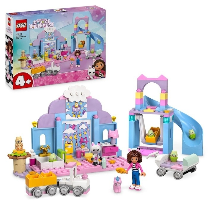 LEGO® Gabby\'s Dollhouse - Urechea cu Pisi-Cresa a lui Gabby 10796, 165 piese - 2 | YEO