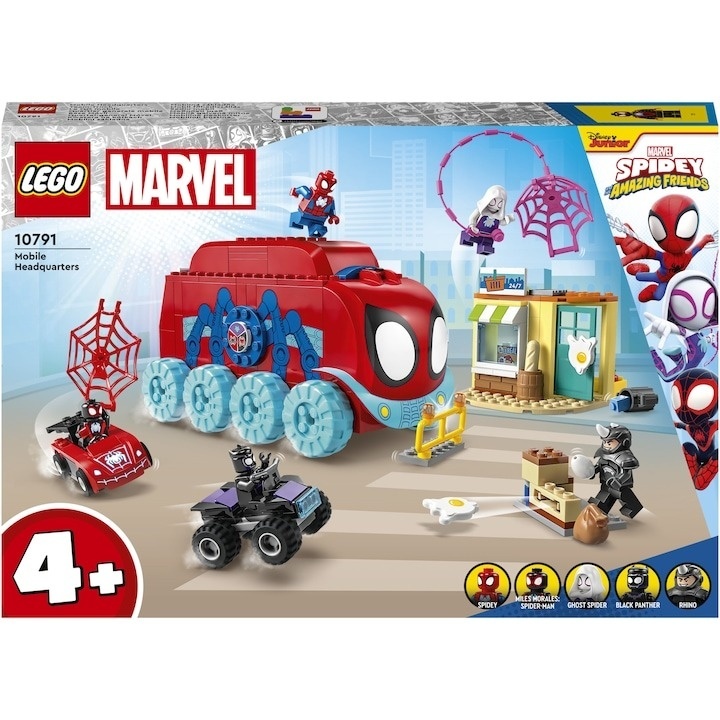 LEGO® Marvel - Sediul mobil al echipei lui Spidey 10791, 187 piese