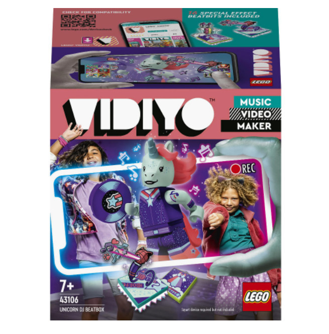 LEGO VIDIYO - Unicorn DJ BeatBox 43106, 84 piese