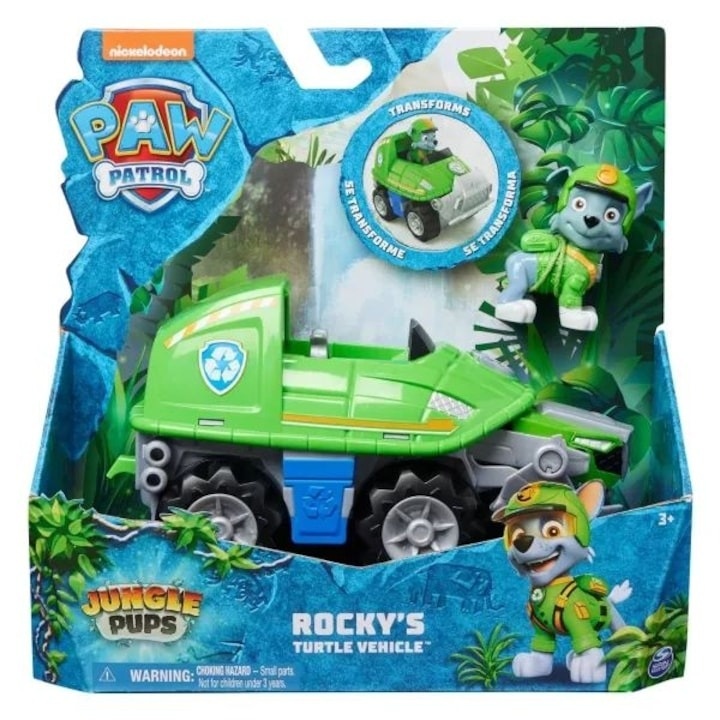 Masinuta cu figurina Paw Patrol - Masina lui Roky