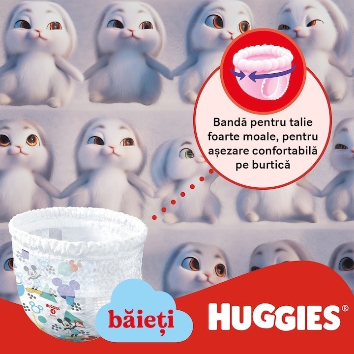 Scutece chilotel Huggies Little Movers 3, Boy, 6-11 kg, 116 buc - 3 | YEO