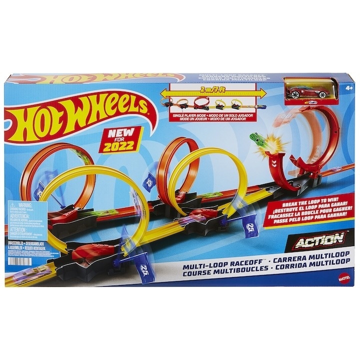 Set de joaca Hot Wheels Action - Pista buclelor duble