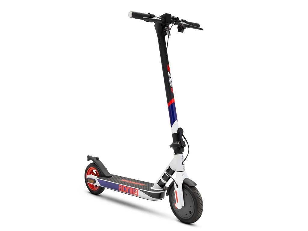 Trotineta electrica cu semnalizari Aprilia E-SRZ Motor 350W, auton. 20 Km, viteza max 25 Km/h