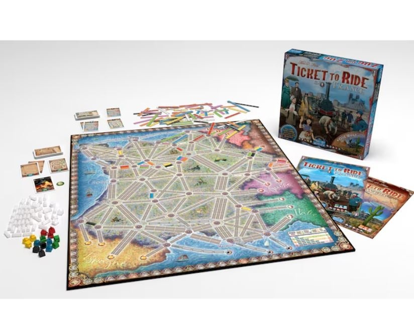 Extensie Asmodee - Ticket to Ride, Map Collection, France & Old West, lb. engleza - 1 | YEO