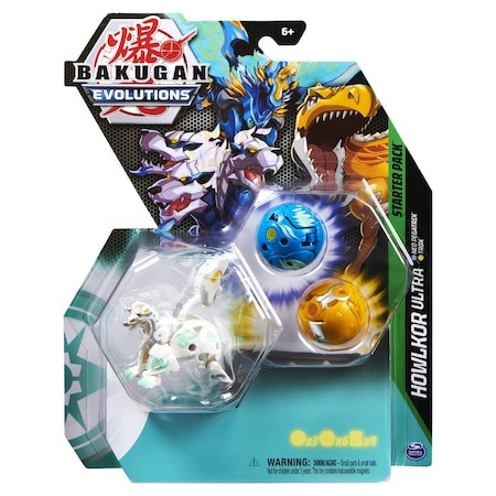 Figurine Bakugan Evolutions - Starter Pack, Howlkor Ultra, Neo Pegatrix si Trox