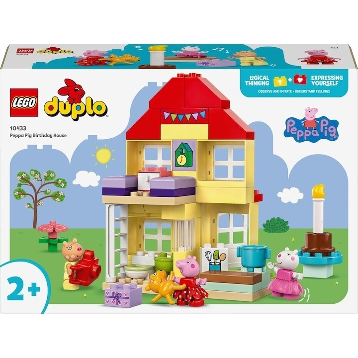 LEGO® DUPLO® - Casa aniversara a Purcelusei Peppa 10433, 59 piese