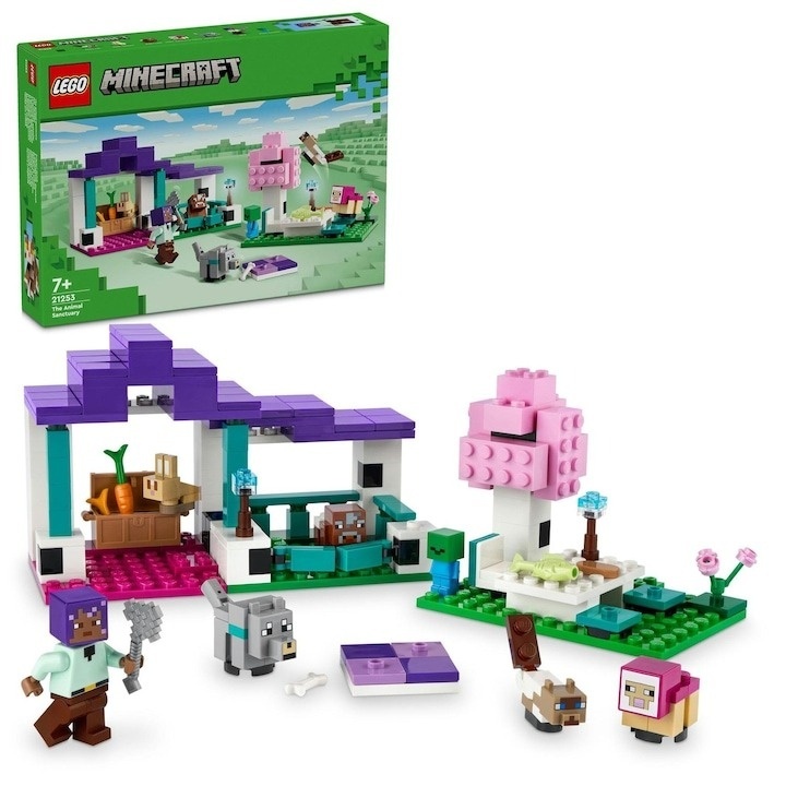 LEGO® Minecraft® - Refugiul de animale 21253, 206 piese - 2 | YEO