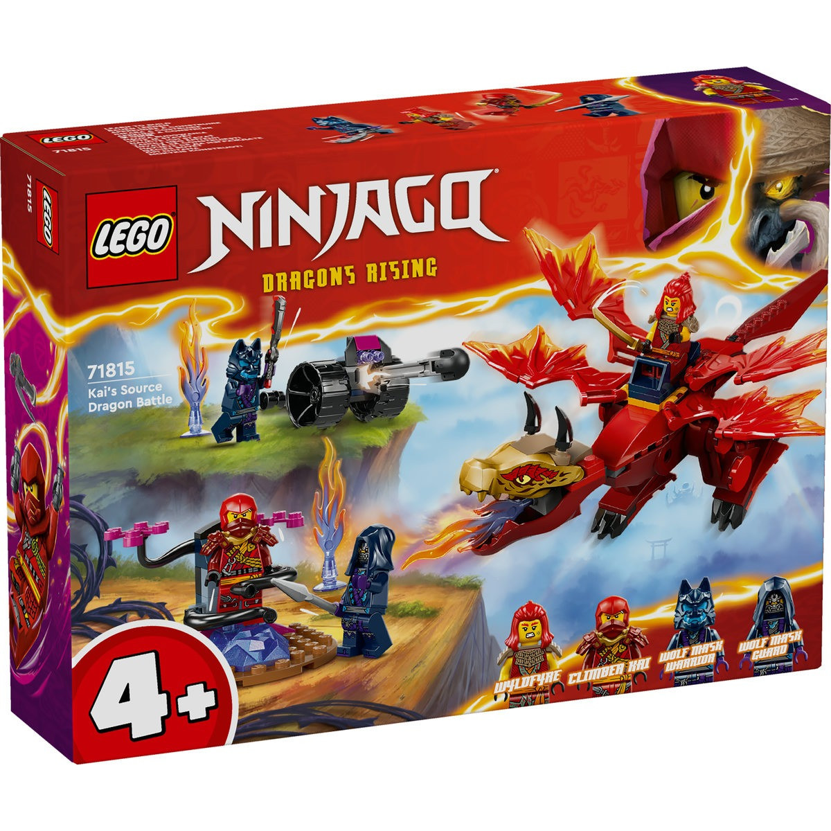 LEGO® Ninjago - Batalia Dragonului-Sursa al lui Kai, 71815, 120 piese