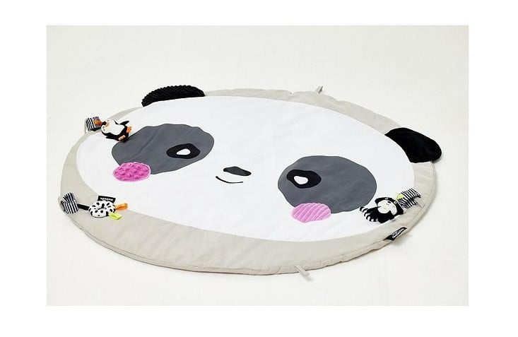 Saltea de joaca senzoriala pentru bebelusi Gagagu, Panda, +1 luna, Multicolor - 2 | YEO