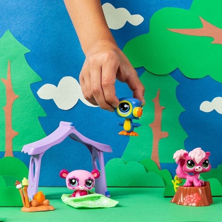 Set 3 figurine Littlest Pets Shop - Camping - 2 | YEO