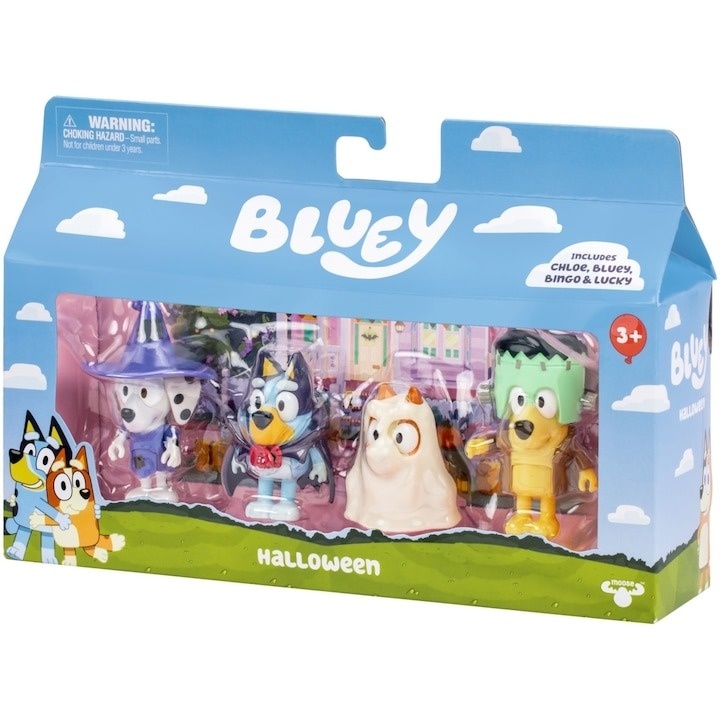 Set 4 figurine Bluey - Halloween - 5 | YEO