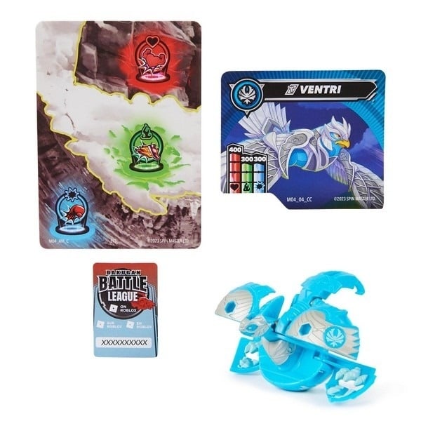 Set Figurine Bakugan Core - Titanium Ventri - 1 | YEO