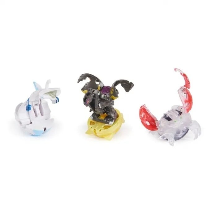 Set Figurine Bakugan Special Attack Dragonoid, Titanium Hammerhead, Butterclaw - 1 | YEO