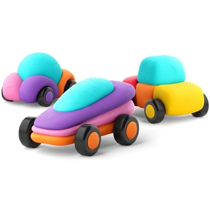 Set Hey Clay - Happy Cars - 3 | YEO