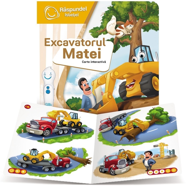 Carte Raspundel Istetel - Excavatorul Matei - 1 | YEO