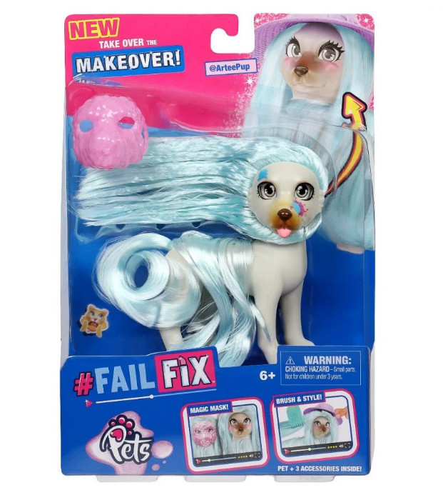 Figurina Cobi Failfix, Pets Arteepup Metamorphosis, +6 ani, Albastru