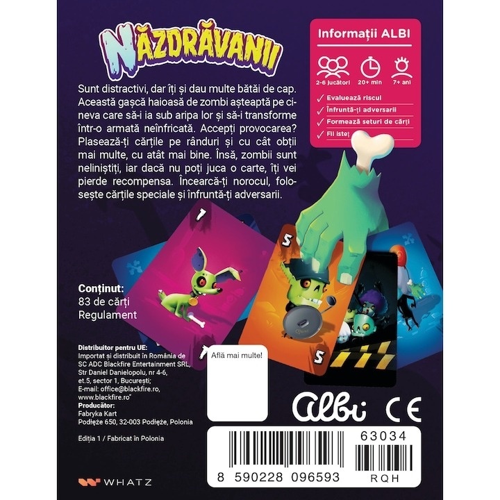 Joc Albi - Nazdravanii, lb. romana - 2 | YEO