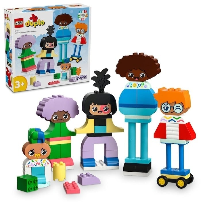 LEGO® DUPLO® - Oameni construibili cu emotii mari 10423, 71 piese - 2 | YEO