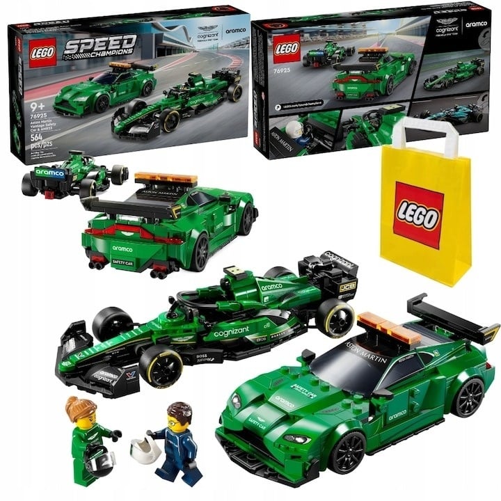 LEGO Speed Champions 76925, Aston Martin Safety Car si AMR23, 564 piese - 2 | YEO