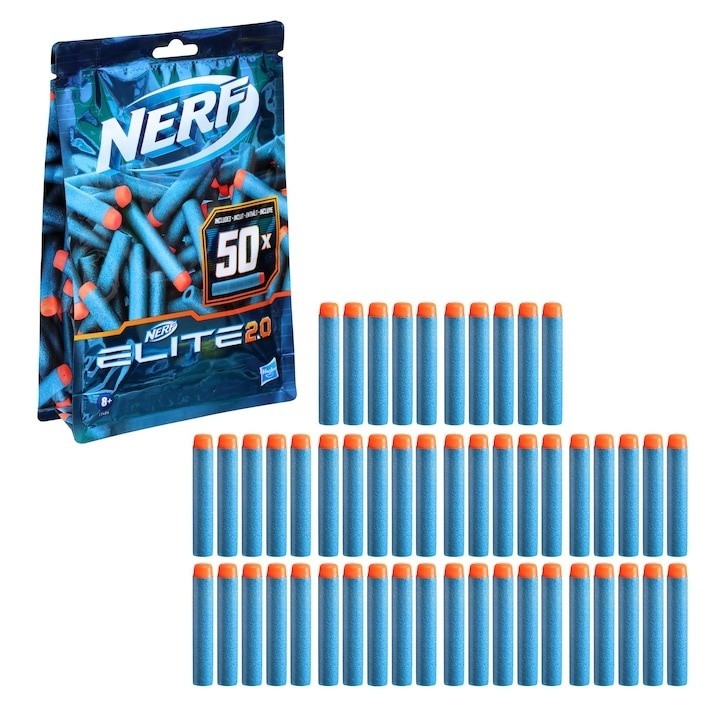 Munitie Nerf Elite 2.0, 50 proiectile - 1 | YEO