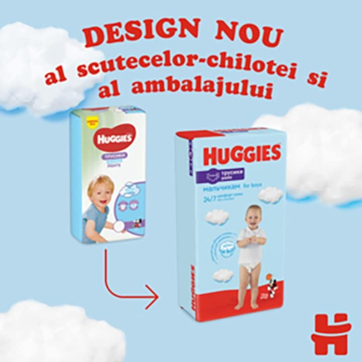 Scutece chilotel Huggies Mega pack 5, Boy, 12-17 kg, 48 buc - 2 | YEO