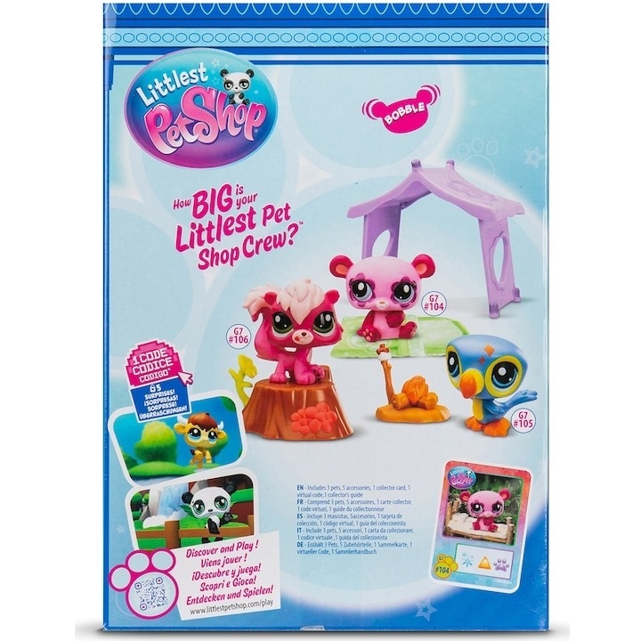 Set 3 figurine Littlest Pets Shop - Camping - 3 | YEO