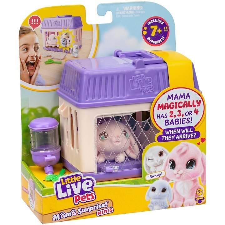 Set de joaca interactiv Little Live Pets - Mama Surprise Bunnies, seria 2 - 1 | YEO
