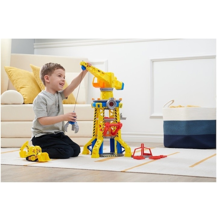 Set de joaca Paw Patrol - Rubble Crew Tower, Turnul de macara - 3 | YEO