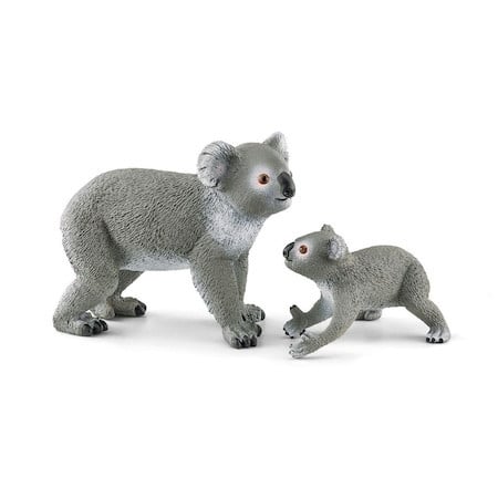 Set Figurine Schleich, Koala Mother and Baby, 13,6 x 5,8 x 19,2 cm - 1 | YEO