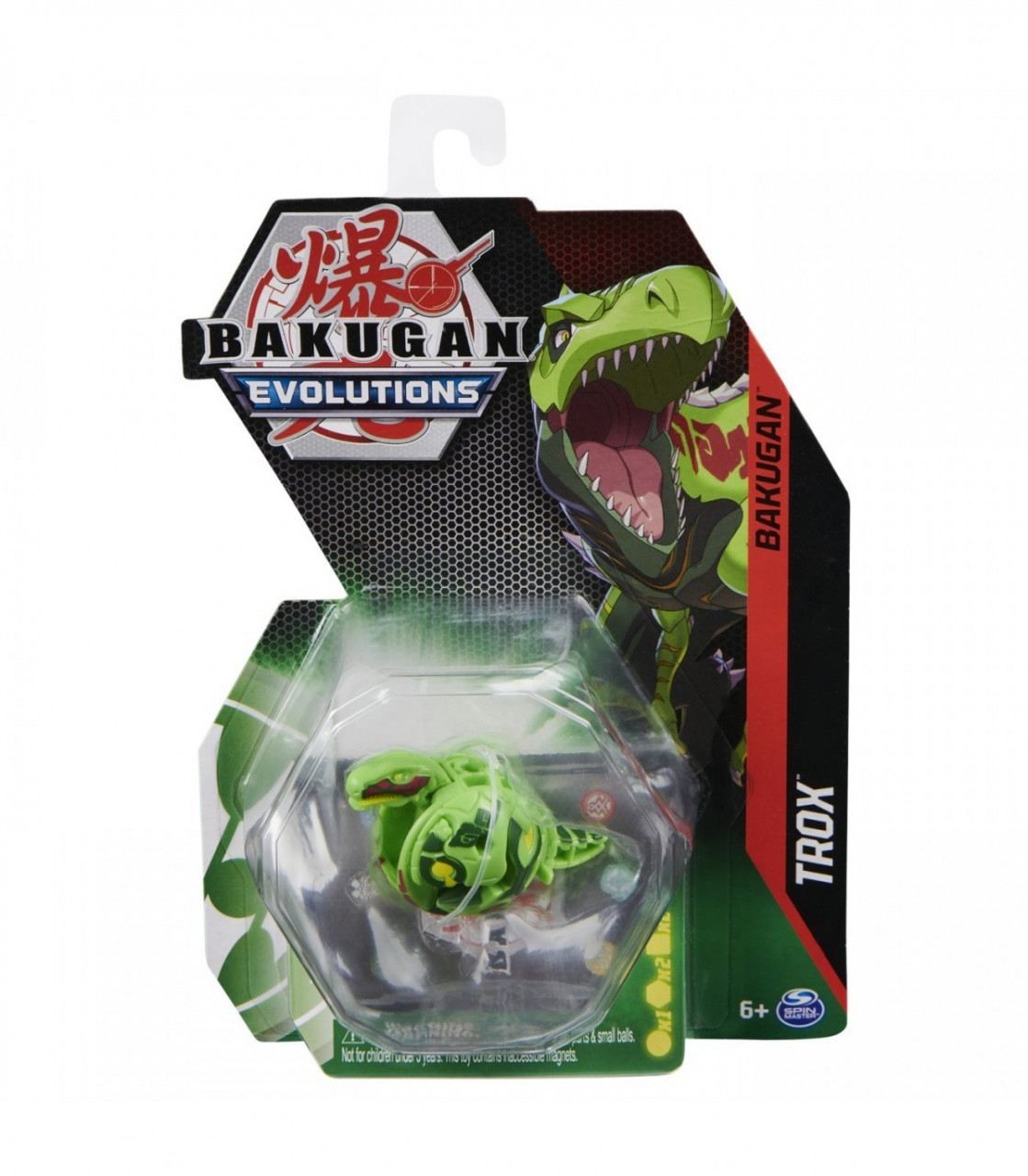 Figurina Bakugan Evolutions, Trox, Verde, 6 cm