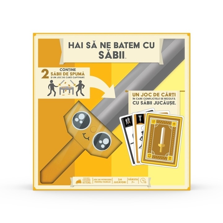 Joc Exploding Kittens, Hai sa ne batem cu sabii - 3 | YEO