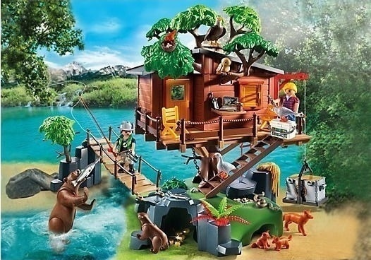 Playmobil Wild Life - Casa din copac - 1 | YEO