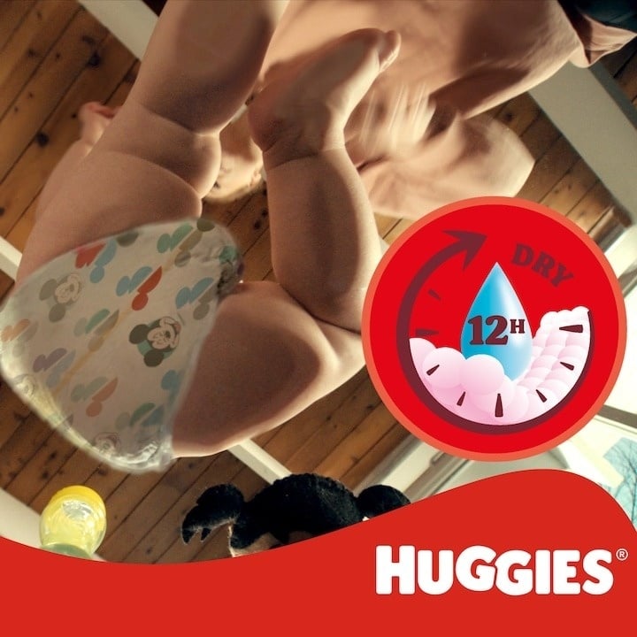 Scutece chilotel Huggies Little Movers 4, Girl, 9-14 kg, 72 buc - 2 | YEO