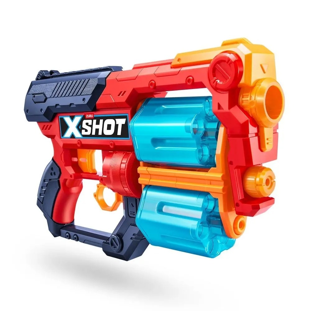Set 2 pistoale Zuru X-Shot Excel, cu 48 proiectile, Multicolor - 2 | YEO