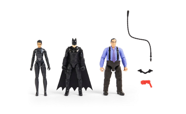 Set 3 figurine The Batman - Batman, The Penguin si Selina Kyle, 10 cm - 2 | YEO