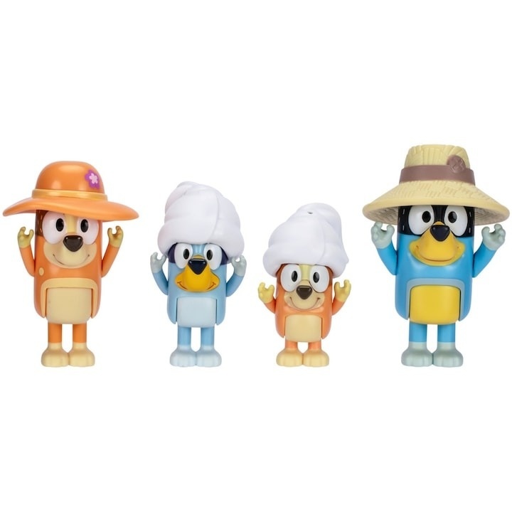 Set 4 figurine Bluey - Family Trip - 1 | YEO