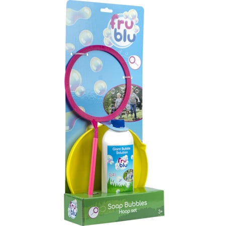 Set baloane de sapun Fru Blu - Hoop set, cu solutie baloane 400 ml - 2 | YEO